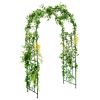 Garden Arch Arbor Trellis Patio Plant Stand Rack Archway