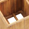 Garden Raised Bed Pot 17.1"x17.1"x17.3" Solid Acacia Wood