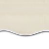 Manual Retractable Awning 157.5"x118.1" Cream