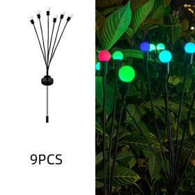 Simulation Firefly Solar Light Outdoor Garden Decoration Lawn Landscape Lamp Xmas Decor Solar LED Lights Outdoor Garden Lights (Option: 6solar-IPL-9PCS)