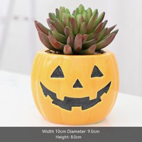 Halloween Succulent Flower Pot Ceramic Flower Pot Aromatherapy (Option: Proud-Without Plants)