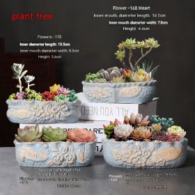 Ceramic Large Diameter Succulent Flowerpot (Option: 77Style-Ceramic)