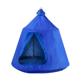 Adult Indoor Outdoor Hanging Tent Suit Hammock (Color: Blue)