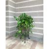 2 Tier Plant Stand, Metal Potted Holder Rack, Indoor Outdoor Multiple Flower Pot Shelf