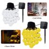 Globe String Solar Lights 30 Ball LED Fairy Solar Lamps 8 Lighting Modes IP65 Waterproof Decorative Lamp