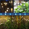 Solar Garden Lights;  2 Pack LED Solar Firefly Lights