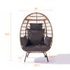 Outdoor Garden Rattan Egg Swing Chair Hanging Chair