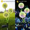 2pcs Solar Dandelion Lights Outdoor Decor, Outdoor Garden Decor Light