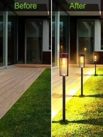 Lawn Lamp Outdoor Waterproof Tungsten Wire Solar Floor Outlet Type Garden (Option: Tungsten wire ground lamp)